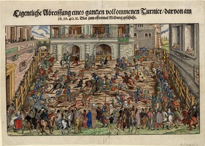 Német Lovagi Torna, 1530 körül alkotó: Unbekannt