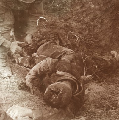 Német test, Champagne, Észak-Franciaország, 1915 alkotó: Unbekannt