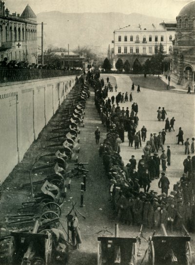 Az orosz hadsereg által elfogott német fegyverek, első világháború, c1915, c1920. alkotó: Unbekannt