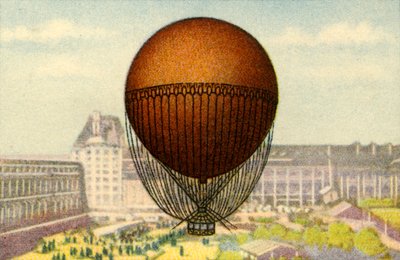 Giffards léggömb a párizsi világkiállításon, 1878, 1932. alkotó: Unbekannt