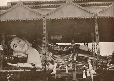 Buddha gigantikus fekvő alakja, Pegu, 1900. alkotó: Unbekannt