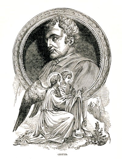 Giotto di Bondone olasz festő és építész, 1893 alkotó: Unbekannt