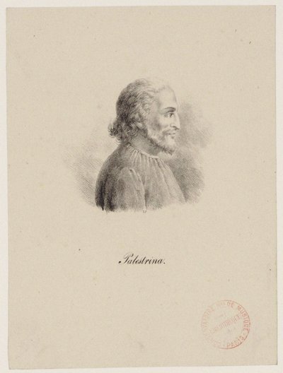 Giovanni Pierluigi da Palestrina, c. 1800 alkotó: Unbekannt