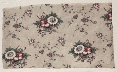 Mázas Chintz-töredék, c. 1830. alkotó: Unbekannt