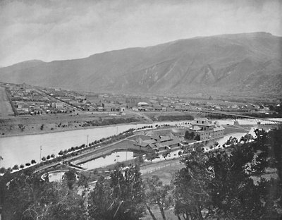 Glenwood Springs és Bath-House, Colorado, 1897. alkotó: Unbekannt