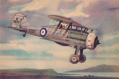 Gloster Gladiator Fighter Biplane, c1944. alkotó: Unbekannt