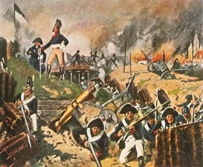 Gneisenau és Nettelbeck Kolberg sáncán, 1807, 1936. alkotó: Unbekannt