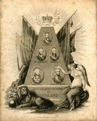 Isten győzelmet ad Angliának, 1816. alkotó: Unbekannt