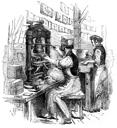 Aranyblokkoló prés, 1886 alkotó: Unbekannt