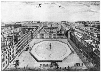 Golden Square, London, 18. század 1907 alkotó: Unbekannt