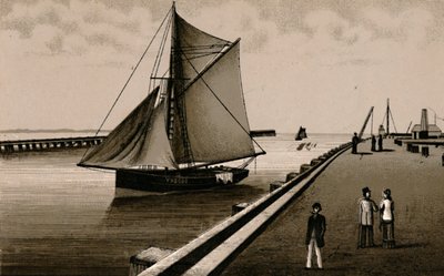 Gorleston móló, 1880. alkotó: Unbekannt