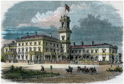 Kormányzati ház, Melbourne, Victoria, Ausztrália, 1880 alkotó: Unbekannt