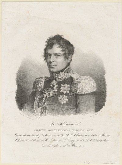 Ivan Ivanovics Dibich-Zabalkansky gróf, 1829 alkotó: Unbekannt