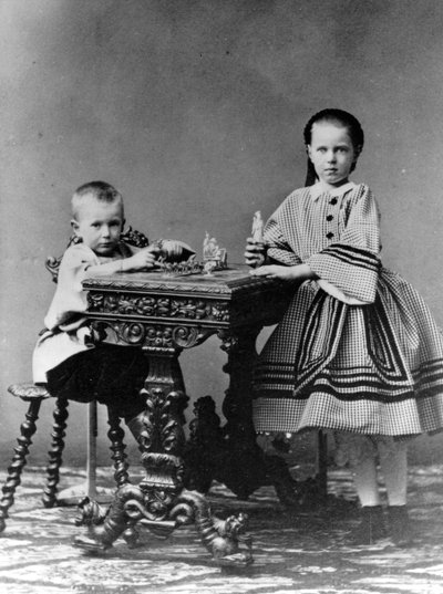 Szergej Alekszandrovics nagyherceg és Mária Alekszandrovna orosz nagyhercegnő, 1860 alkotó: Unbekannt