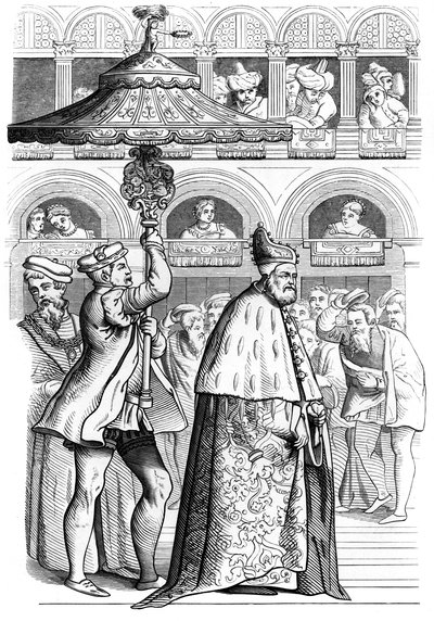 Nagy Dózse körmenet, Velence, Olaszország, 1849. XVI. század alkotó: Unbekannt