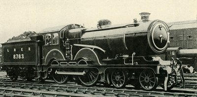 Great Eastern Type 4-4-0 különleges festésben Royal Trains számára, c1930. alkotó: Unbekannt