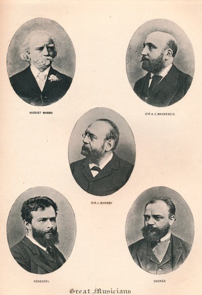 Nagy zenészek – VIII. tábla, 1895 alkotó: Unbekannt