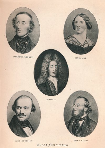Nagy zenészek – V. tábla, 1895 alkotó: Unbekannt