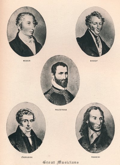 Nagy zenészek – XV. tábla, 1895 alkotó: Unbekannt