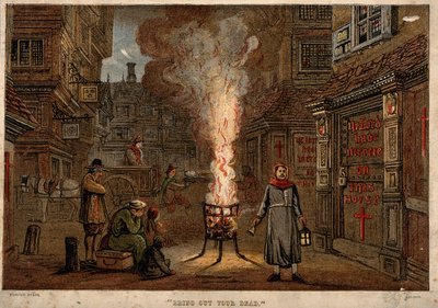 Nagy pestisjárvány Londonban, 1665 alkotó: Unbekannt