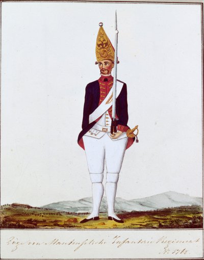A Zöge von Manteuffel ezred gránátosa, 1762 alkotó: Unbekannt