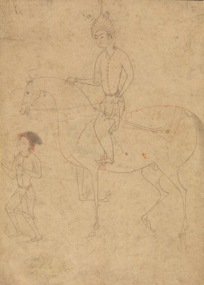 Vőlegény és lovas, 1540-50. alkotó: Unbekannt