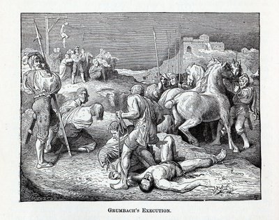 Grumbach-kivégzés, 1882 alkotó: Unbekannt
