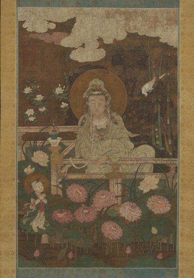 Guanyin, mint a Kilenclótusz Bodhiszattva, 1593. alkotó: Unbekannt