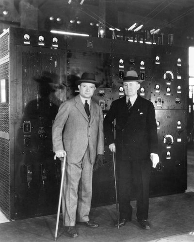 Guglielmo Marconi és David Sarnoff, 1933 alkotó: Unbekannt
