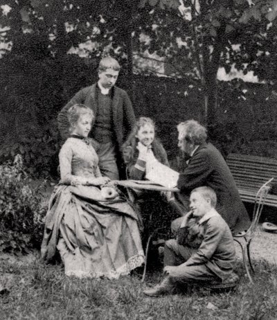 Gustave Eiffel francia mérnök családjával, 1882 alkotó: Unbekannt