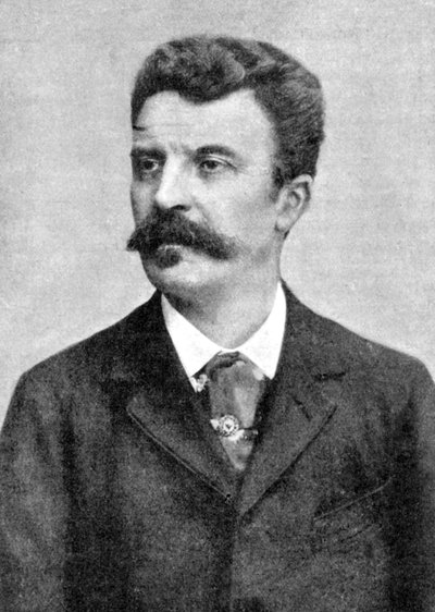 Guy de Maupassant 1850-1893, francia író, XX. század eleje alkotó: Unbekannt
