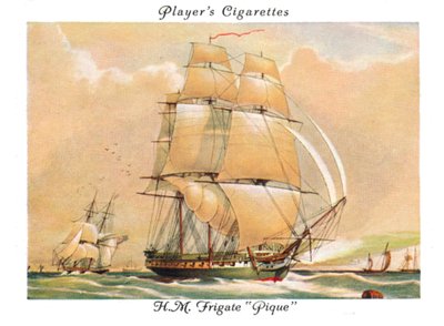 H.M. Pique fregatt, 1936. alkotó: Unbekannt