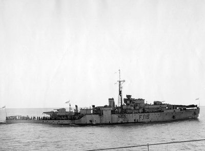 HMS Amethyst, a Jangce folyón történt akció után, 1949. április 20 alkotó: Unbekannt