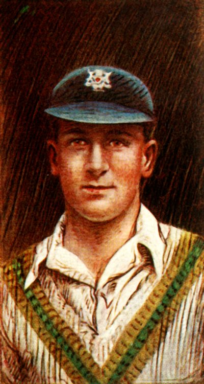 H. Larwood Notts, 1928. alkotó: Unbekannt