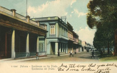 Havanna – rezidenciák a Prado-parton, 1907. alkotó: Unbekannt