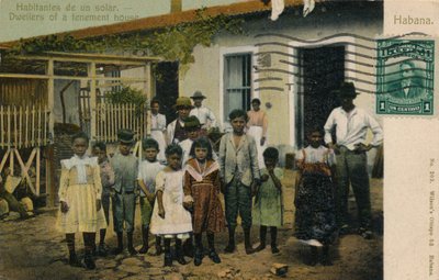 Habitantes de un solar. Bérház lakói, 1913 alkotó: Unbekannt