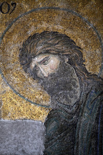 Hagia Sophia Deesis mozaik - Keresztelő János Isztambul Törökország alkotó: Unbekannt