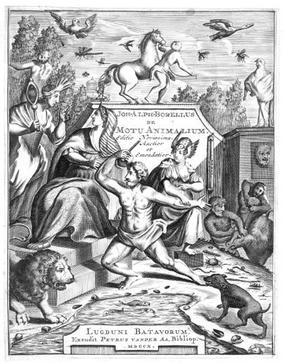 Giovanni Borelli De Motu Animalum félcíme, 1710 alkotó: Unbekannt