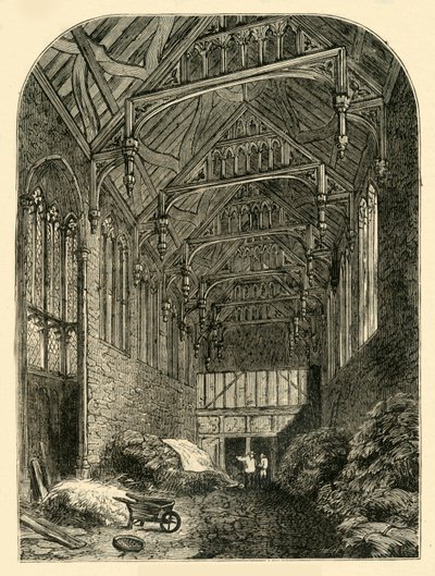Az Eltham-palota terme 1835-ben, 1878-ban. alkotó: Unbekannt