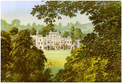 Hampton Court, Herefordshire, az Arkwright család otthona, 1880 alkotó: Unbekannt