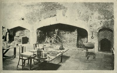 Hampton Court Palace - a palota konyhájának része, amelyet pontosan úgy tartják, ahogyan Wolseys idejében volt alkotó: Unbekannt