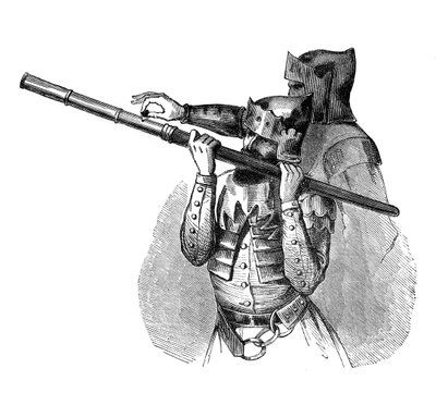 Kézi ágyú vagy Baton a feu, 15. század, 1870 alkotó: Unbekannt
