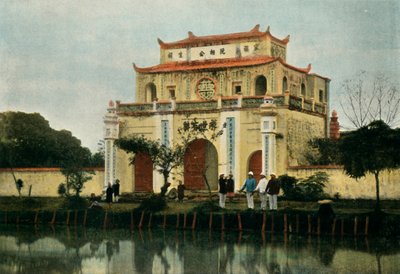 Hanoi. Pagode Du Kinh Luoc, Hanoi. Kinh Luoc pagoda, 1900. alkotó: Unbekannt