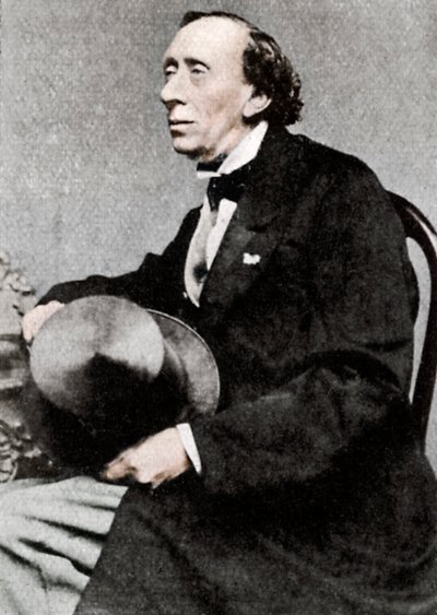 Hans Christian Andersen, dán író és költő, 19. század közepe alkotó: Unbekannt