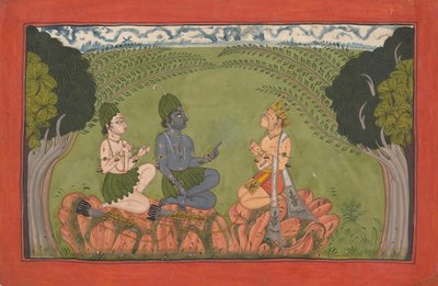 Hanuman Rama és Lakshmana előtt... a szétszórt 