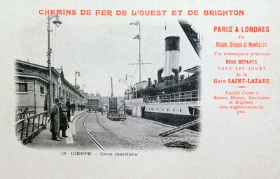 Kikötői állomás, Dieppe, 1900 alkotó: Unbekannt