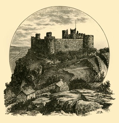 Harlech kastély, 1898. alkotó: Unbekannt