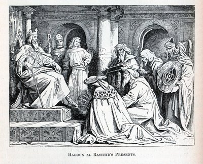 Harun al Raschids Geschenke, 1882 von Unbekannt