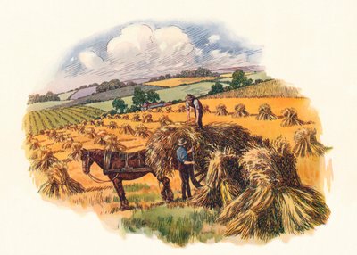 Betakarítás Tolpuddle-ben, 1824, 1934 alkotó: Unbekannt