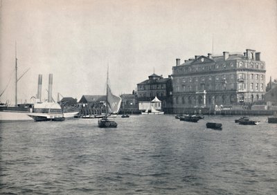 Harwich - The Quay és Great Eastern Hotel, 1895 alkotó: Unbekannt